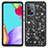 Coque Silicone et Plastique Housse Etui Protection Integrale 360 Degres Bling-Bling JX1 pour Samsung Galaxy A52 4G Noir