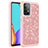 Coque Silicone et Plastique Housse Etui Protection Integrale 360 Degres Bling-Bling JX1 pour Samsung Galaxy A52 4G Petit