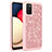 Coque Silicone et Plastique Housse Etui Protection Integrale 360 Degres Bling-Bling JX1 pour Samsung Galaxy M02s Petit