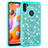 Coque Silicone et Plastique Housse Etui Protection Integrale 360 Degres Bling-Bling JX1 pour Samsung Galaxy M11 Petit