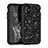 Coque Silicone et Plastique Housse Etui Protection Integrale 360 Degres Bling-Bling pour Apple iPhone 11 Noir