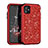 Coque Silicone et Plastique Housse Etui Protection Integrale 360 Degres Bling-Bling pour Apple iPhone 11 Petit