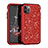 Coque Silicone et Plastique Housse Etui Protection Integrale 360 Degres Bling-Bling pour Apple iPhone 11 Pro Petit