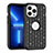 Coque Silicone et Plastique Housse Etui Protection Integrale 360 Degres Bling-Bling pour Apple iPhone 13 Pro Max Noir