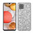 Coque Silicone et Plastique Housse Etui Protection Integrale 360 Degres Bling-Bling pour Samsung Galaxy A42 5G Petit