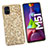 Coque Silicone et Plastique Housse Etui Protection Integrale 360 Degres Bling-Bling pour Samsung Galaxy M51 Petit