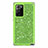 Coque Silicone et Plastique Housse Etui Protection Integrale 360 Degres Bling-Bling pour Samsung Galaxy Note 20 Ultra 5G Vert