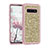 Coque Silicone et Plastique Housse Etui Protection Integrale 360 Degres Bling-Bling pour Samsung Galaxy S10 5G Rose