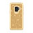 Coque Silicone et Plastique Housse Etui Protection Integrale 360 Degres Bling-Bling pour Samsung Galaxy S9 Or