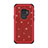 Coque Silicone et Plastique Housse Etui Protection Integrale 360 Degres Bling-Bling pour Samsung Galaxy S9 Rouge