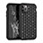 Coque Silicone et Plastique Housse Etui Protection Integrale 360 Degres Bling-Bling U01 pour Apple iPhone 11 Pro Max Noir