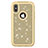 Coque Silicone et Plastique Housse Etui Protection Integrale 360 Degres Bling-Bling U01 pour Apple iPhone X Petit