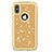 Coque Silicone et Plastique Housse Etui Protection Integrale 360 Degres Bling-Bling U01 pour Apple iPhone Xs Max Or