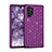 Coque Silicone et Plastique Housse Etui Protection Integrale 360 Degres Bling-Bling U01 pour Samsung Galaxy Note 10 Plus 5G Violet