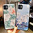 Coque Silicone Fleurs Souple Couleur Unie Etui Housse H16 pour Apple iPhone 11 Petit