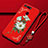 Coque Silicone Fleurs Souple Couleur Unie Etui Housse K01 pour Huawei Honor V20 Petit