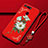 Coque Silicone Fleurs Souple Couleur Unie Etui Housse K01 pour Huawei Honor View 20 Petit