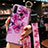 Coque Silicone Fleurs Souple Couleur Unie Etui Housse K02 pour Huawei Honor 20i Petit