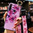 Coque Silicone Fleurs Souple Couleur Unie Etui Housse K02 pour Xiaomi Redmi Note 8 (2021) Petit