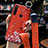 Coque Silicone Fleurs Souple Couleur Unie Etui Housse K02 pour Xiaomi Redmi Note 8 (2021) Rouge