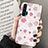 Coque Silicone Fleurs Souple Couleur Unie Etui Housse K03 pour Huawei Honor 20 Pro Petit