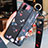 Coque Silicone Fleurs Souple Couleur Unie Etui Housse K08 pour Huawei P20 Noir