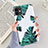 Coque Silicone Fleurs Souple Couleur Unie Etui Housse pour Apple iPhone 11 Blanc