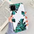 Coque Silicone Fleurs Souple Couleur Unie Etui Housse pour Apple iPhone 11 Pro Blanc