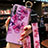 Coque Silicone Fleurs Souple Couleur Unie Etui Housse pour Huawei P smart S Petit