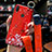 Coque Silicone Fleurs Souple Couleur Unie Etui Housse pour Huawei P Smart Z Rouge