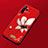 Coque Silicone Fleurs Souple Couleur Unie Etui Housse pour Huawei P30 Pro New Edition Rouge