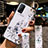 Coque Silicone Fleurs Souple Couleur Unie Etui Housse pour Oppo Reno5 Pro 5G Blanc