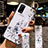 Coque Silicone Fleurs Souple Couleur Unie Etui Housse pour Realme Q2 Pro 5G Blanc