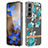 Coque Silicone Fleurs Souple Couleur Unie Etui Housse pour Samsung Galaxy S21 5G Cyan