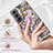 Coque Silicone Fleurs Souple Couleur Unie Etui Housse pour Samsung Galaxy S21 5G Petit