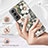 Coque Silicone Fleurs Souple Couleur Unie Etui Housse pour Samsung Galaxy S21 5G Petit