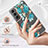 Coque Silicone Fleurs Souple Couleur Unie Etui Housse pour Samsung Galaxy S21 5G Petit