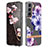 Coque Silicone Fleurs Souple Couleur Unie Etui Housse pour Samsung Galaxy S21 FE 5G Mixte