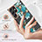 Coque Silicone Fleurs Souple Couleur Unie Etui Housse pour Samsung Galaxy S22 Ultra 5G Petit