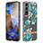 Coque Silicone Fleurs Souple Couleur Unie Etui Housse pour Samsung Galaxy S23 Plus 5G Cyan