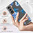 Coque Silicone Fleurs Souple Couleur Unie Etui Housse pour Samsung Galaxy S23 Plus 5G Petit