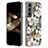 Coque Silicone Fleurs Souple Couleur Unie Etui Housse pour Samsung Galaxy S24 5G Blanc