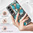 Coque Silicone Fleurs Souple Couleur Unie Etui Housse pour Samsung Galaxy S24 5G Petit
