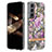 Coque Silicone Fleurs Souple Couleur Unie Etui Housse pour Samsung Galaxy S24 5G Violet