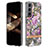 Coque Silicone Fleurs Souple Couleur Unie Etui Housse pour Samsung Galaxy S24 Plus 5G Violet