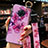 Coque Silicone Fleurs Souple Couleur Unie Etui Housse pour Vivo Nex 3 5G Petit