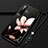 Coque Silicone Fleurs Souple Couleur Unie Etui Housse pour Vivo X50 5G Marron