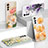 Coque Silicone Fleurs Souple Couleur Unie Etui Housse pour Vivo X70 5G Petit