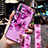 Coque Silicone Fleurs Souple Couleur Unie Etui Housse pour Xiaomi Mi 10 Pro Petit