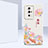 Coque Silicone Fleurs Souple Couleur Unie Etui Housse pour Xiaomi Redmi K60 5G Petit